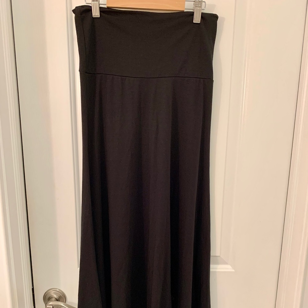 Lularoe Black XS Maxi Skirt
